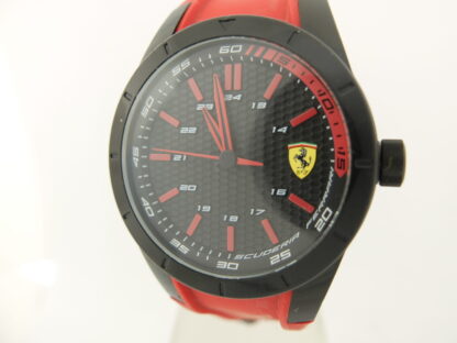 Orologio FERRARI SF.27.1.47.0252 Silicone Rosso Nero Quarzo Uomo 100vv18 - immagine 2