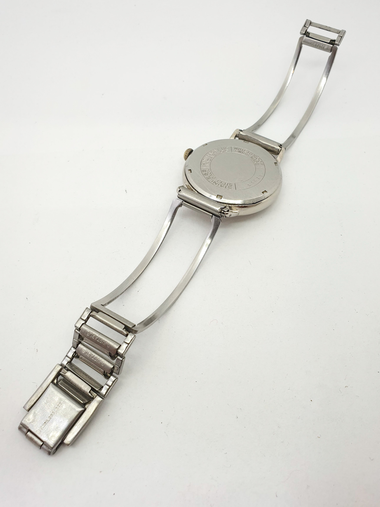 Orologio MEC cal AS 1130 Vintage acciaio Uomo 325vv18 - immagine 7