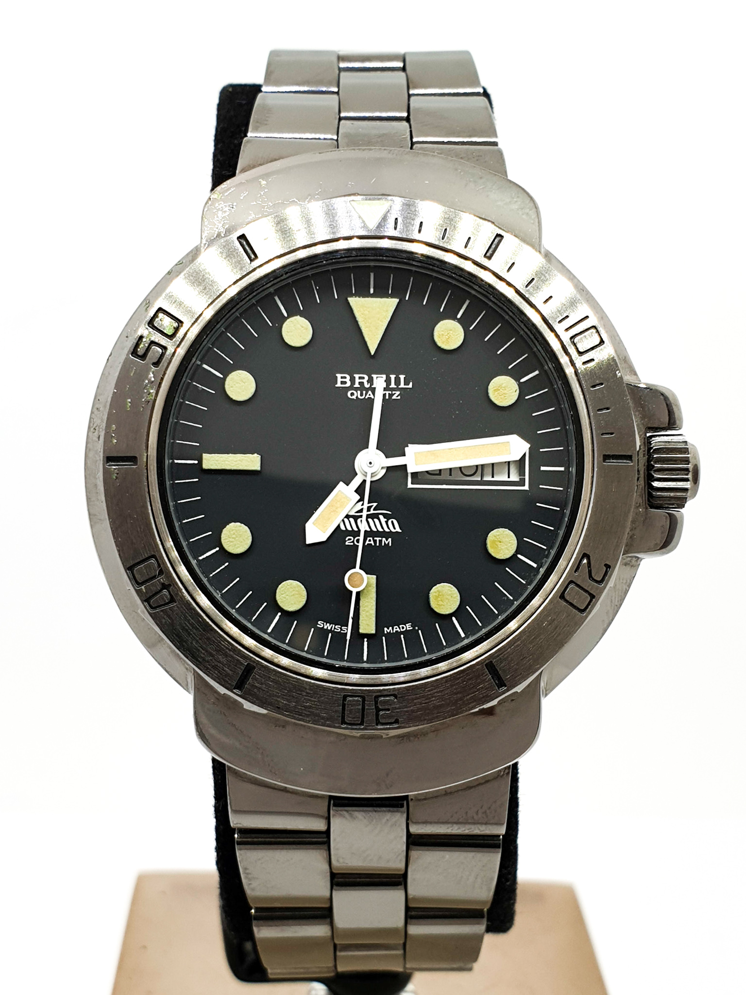 Orologio BREIL Manta 1539 swiss made acciaio brunito quarzo Uomo 459vv18 - immagine 2