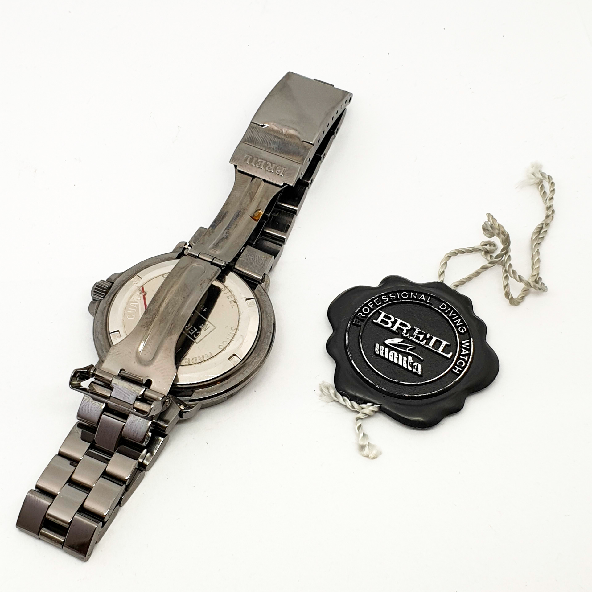 Orologio BREIL Manta 1539 swiss made acciaio brunito quarzo Uomo 459vv18 - immagine 7