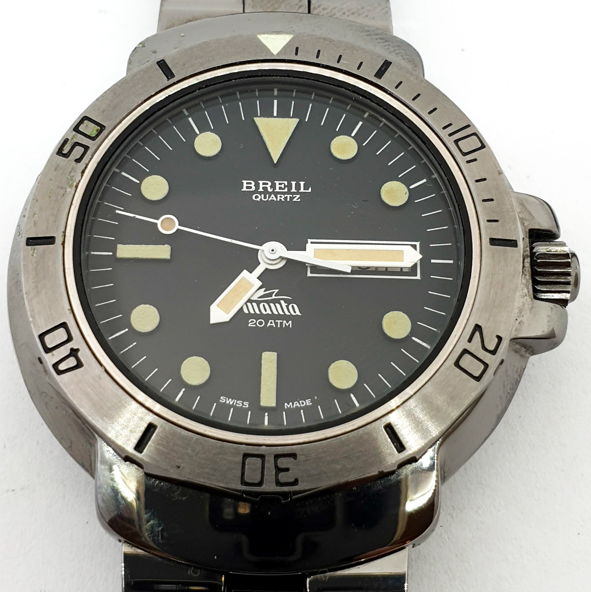 Orologio BREIL Manta 1539 swiss made acciaio brunito quarzo Uomo 459vv18 - immagine 8