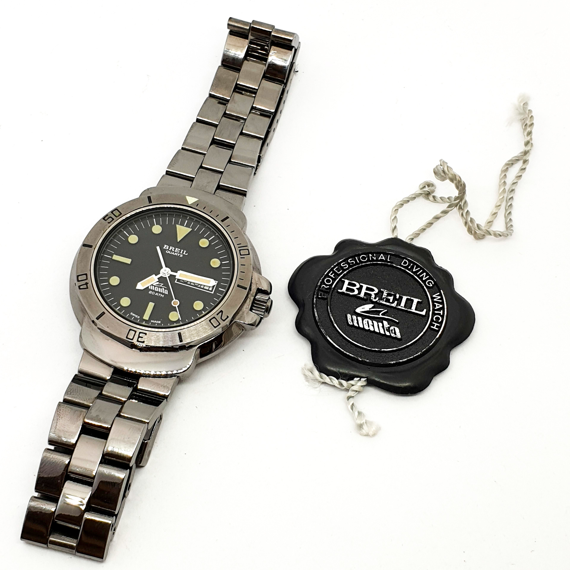 Orologio BREIL Manta 1539 swiss made acciaio brunito quarzo Uomo 459vv18 - immagine 6