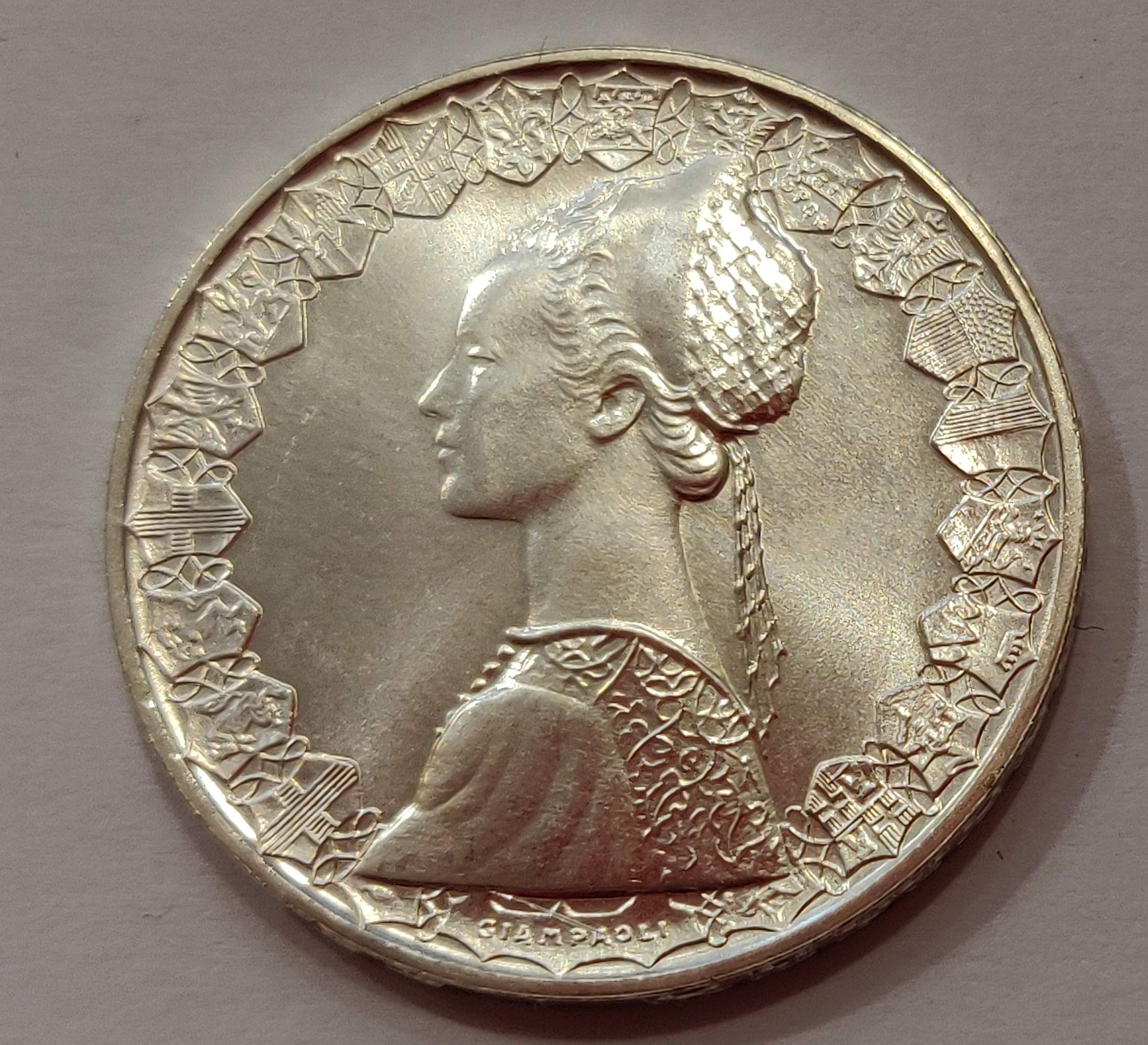 Moneta in argento 835 500 lire Caravelle Vari Anni - 715ST18 - immagine 3