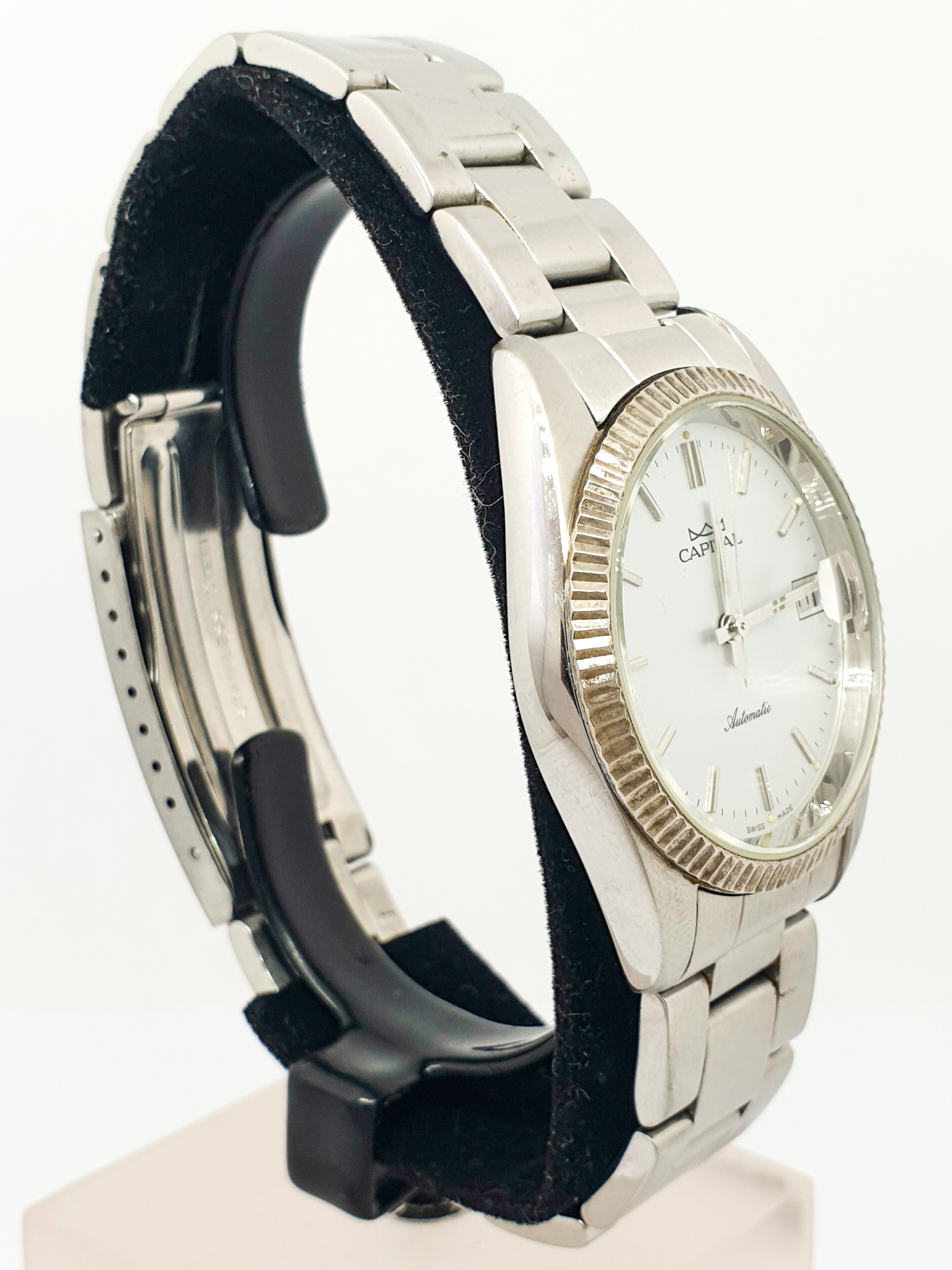 Orologio CAPITAL Automatic Datejust carica automatica ETA 2824-2 acciaio Uomo 340vv19 - immagine 4