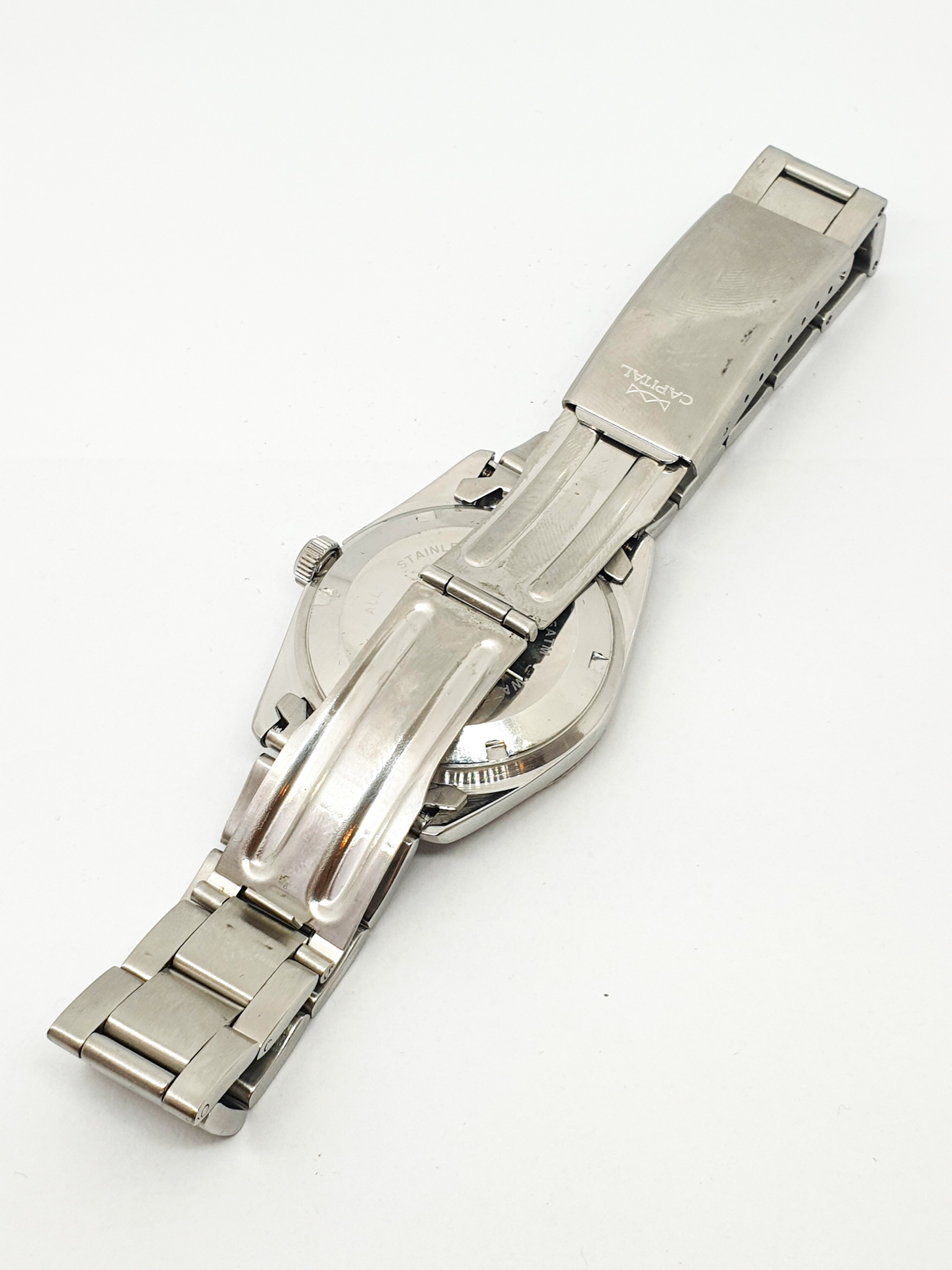 Orologio CAPITAL Automatic Datejust carica automatica ETA 2824-2 acciaio Uomo 340vv19 - immagine 7