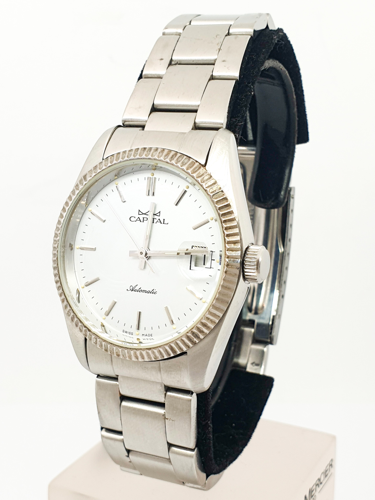 Orologio CAPITAL Automatic Datejust carica automatica ETA 2824-2 acciaio Uomo 340vv19 - immagine 2