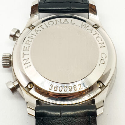 Orologio Cronografo IWC Portoghese Portoguese IW371401 carica automatica pelle Uomo 341vv19 - immagine 9