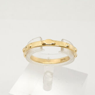 Anello in oro giallo 18 Kt 750 rosario -972/ST-