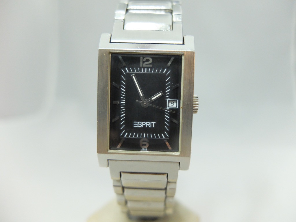 Orologio ESPRIT Acciaio UOMO Nero Datejust Rettangolare QUARZO 113VV1615