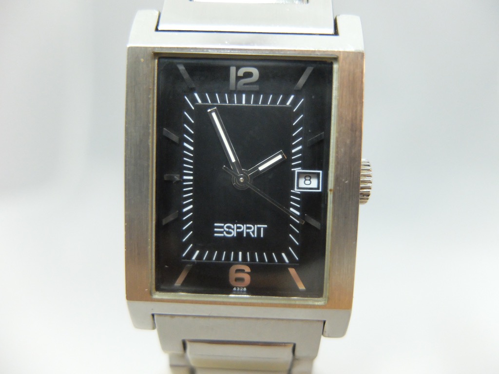 Orologio ESPRIT Acciaio UOMO Nero Datejust Rettangolare QUARZO 113VV1615 - immagine 7