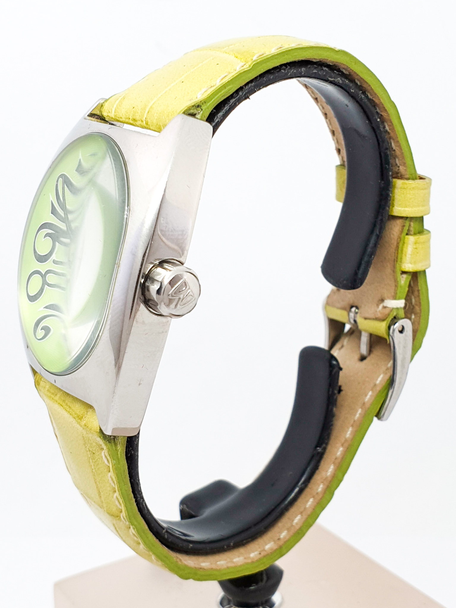 Orologio MONTRES DE LUXE Bisanzio Acciaio Pelle Quarzo Donna 444vv15 - immagine 3