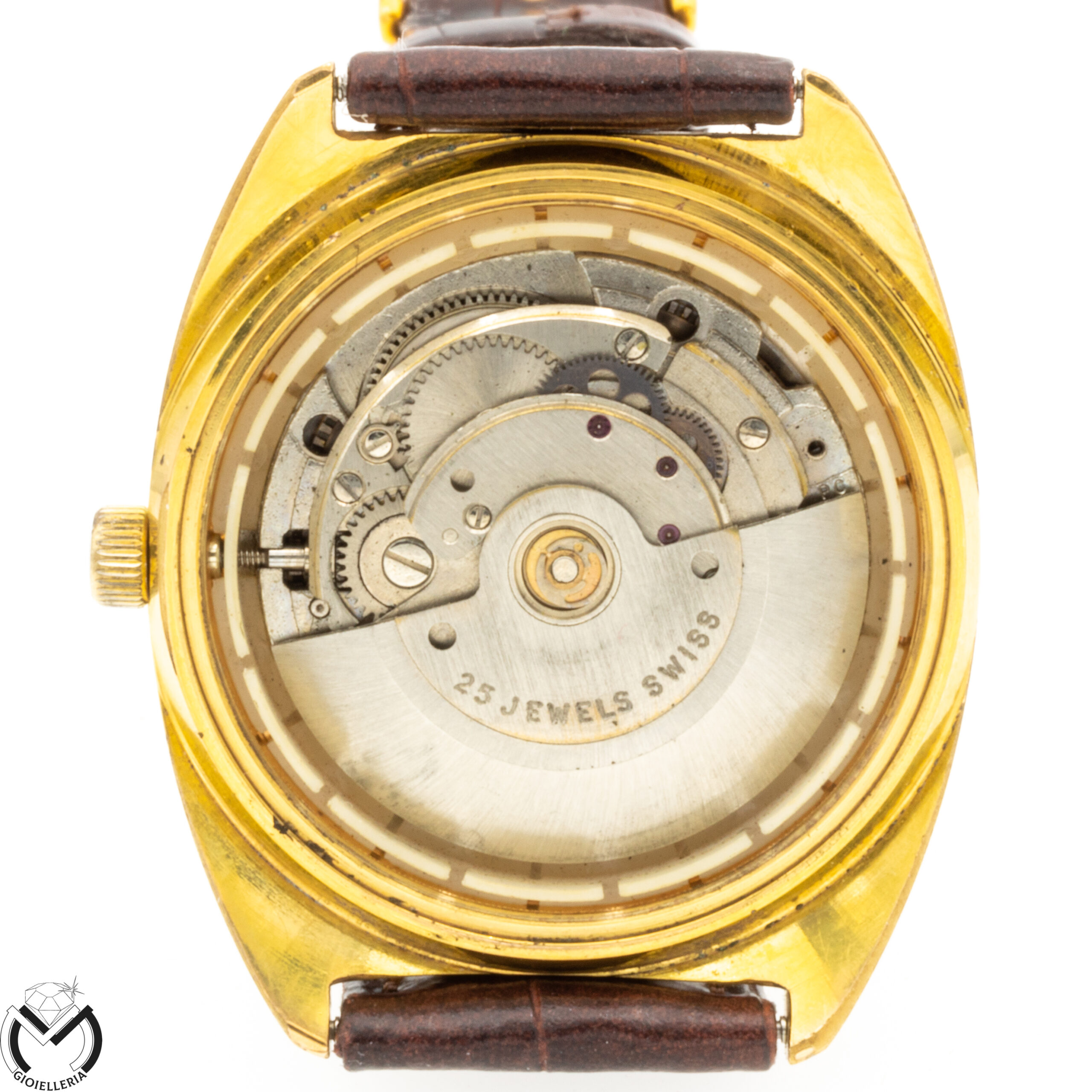 Orologio JADER Carica automatica Unitas cal. 90.5 Vintage Acciaio Placcato Uomo 07vv20 - immagine 7