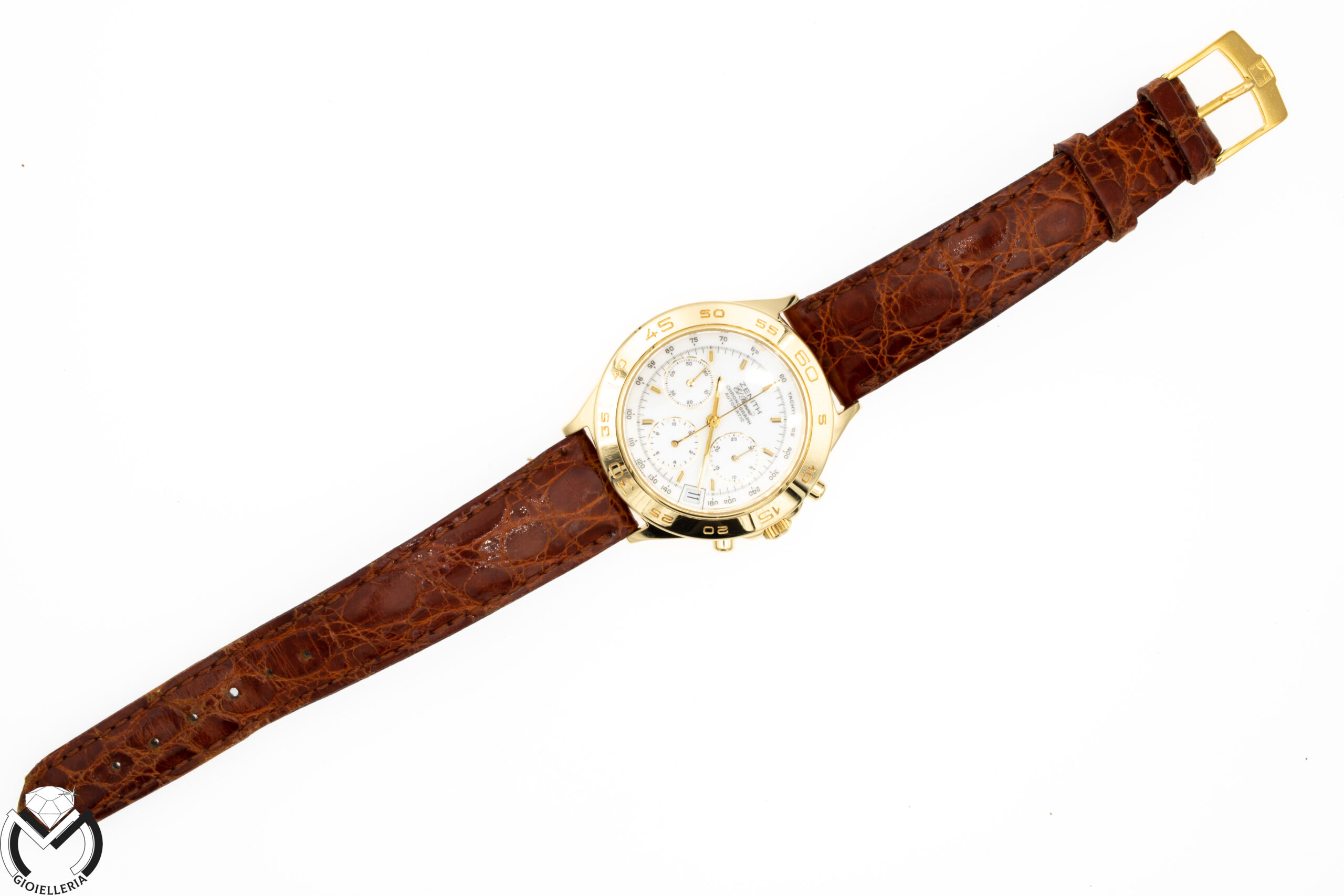 Orologio Cronografo ZENITH El Primero 06.0060.400 Oro 18kt 750 carica automatica uomo 316vv20 - immagine 6