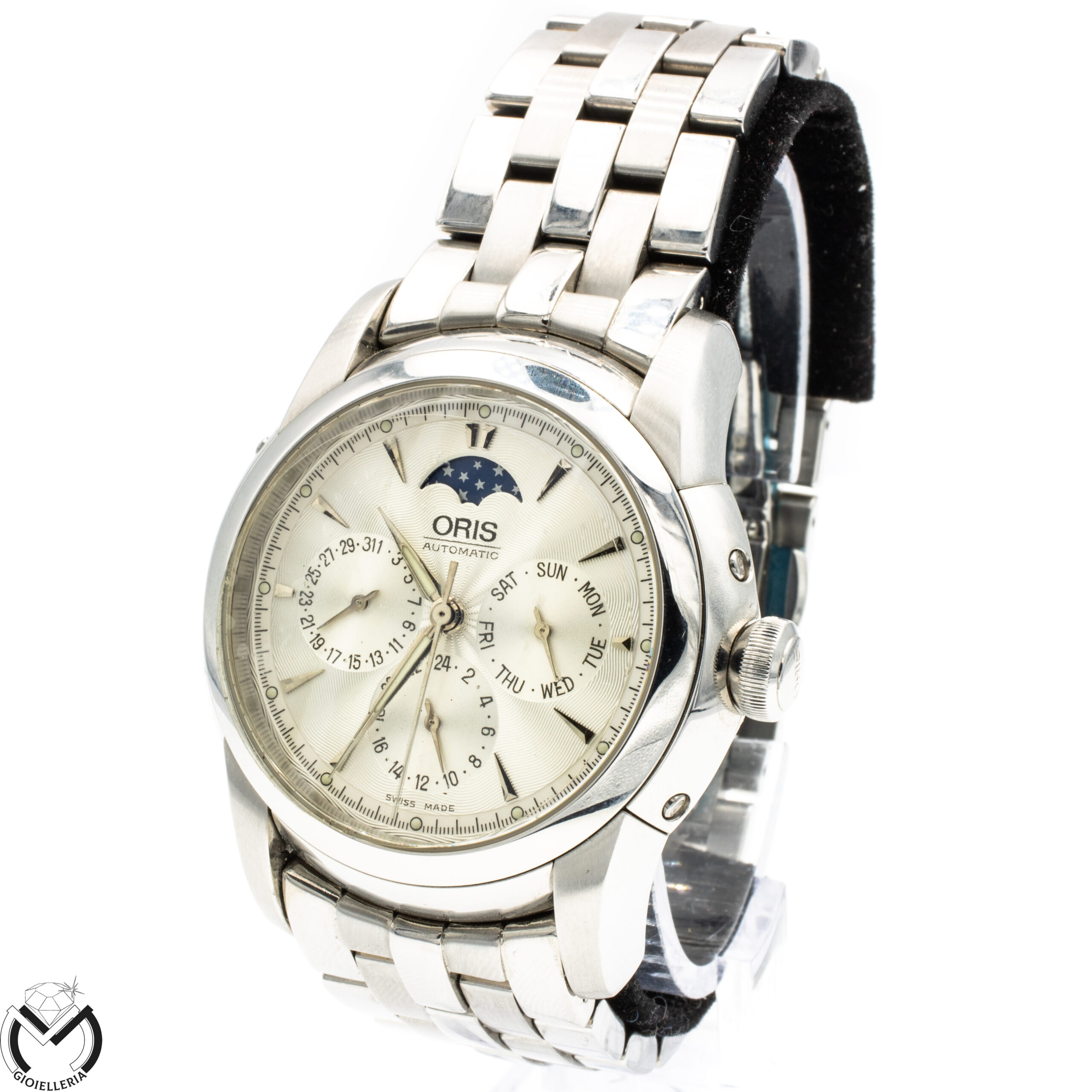 Orologio Multifunzione ORIS Artelier Complication 7546 acciaio oro uomo Carica Automatica 523VE20 - immagine 2