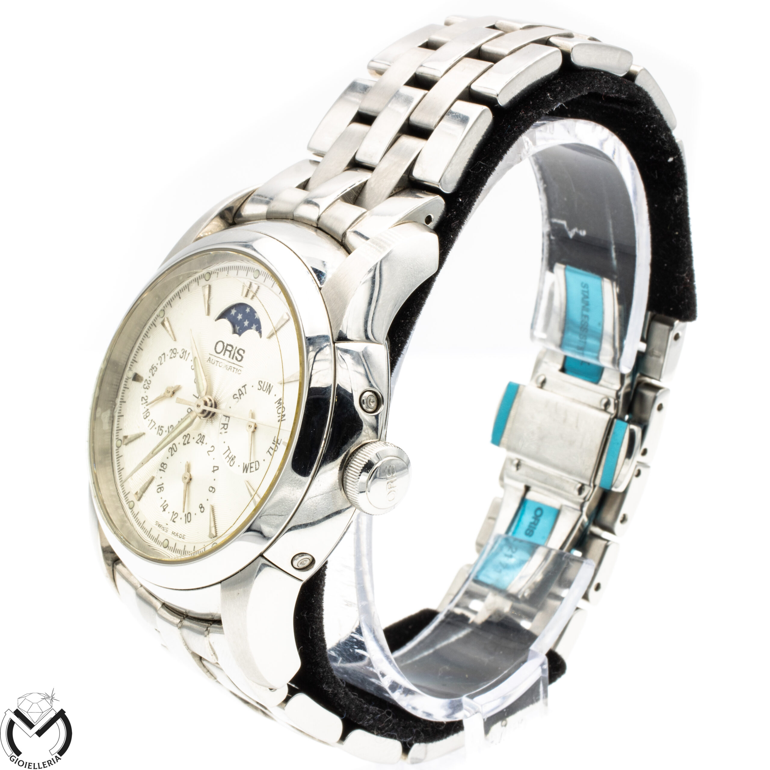 Orologio Multifunzione ORIS Artelier Complication 7546 acciaio oro uomo Carica Automatica 523VE20 - immagine 3