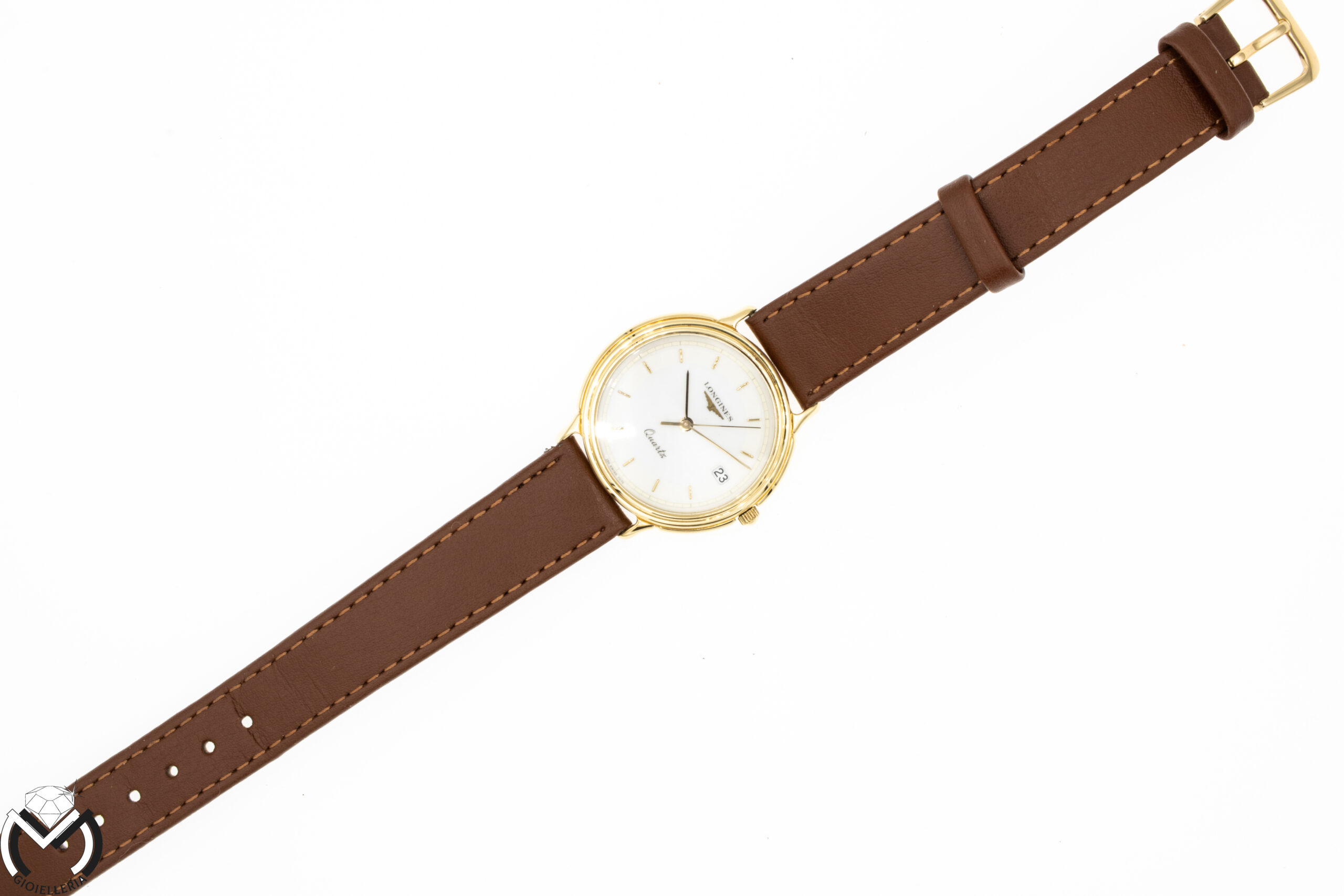 Orologio LONGINES Quartz Oro 18 kt Quarzo Uomo 131vv21 - immagine 6