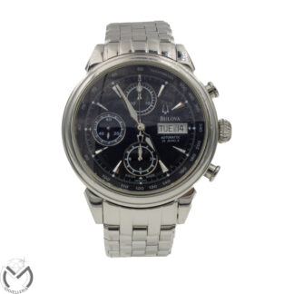Orologio Cronografo BULOVA Automatic 63C07 carica automatica ETA 7750 Acciaio Uomo 119vv26
