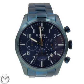 Orologio Multifunzione BREIL Tribe Elegance Blu EW0359 acciaio quarzo Uomo 118vv26