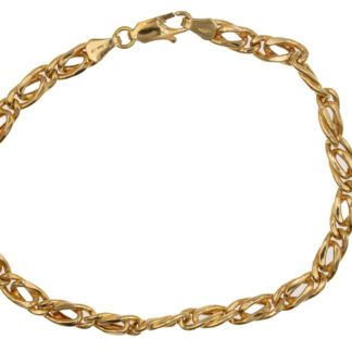 Bracciale oro giallo 18 kt 750 maglia grumetta -360/VE-