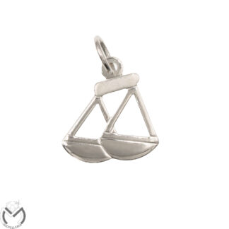 Pendaglio oro bianco 18 kt 750 bilancia -548/ST-