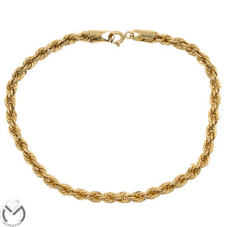 Bracciale oro giallo 18 kt 750 corda -845/ST-