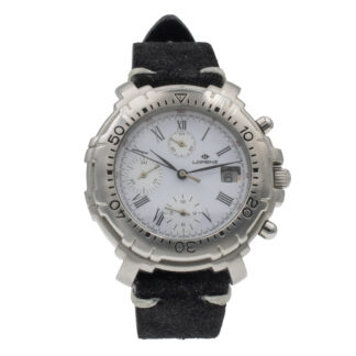 Orologio Cronografo LORENZ 13214 Sub Professional Automatico ETA 2892-2 acciaio pelle uomo 355vv26