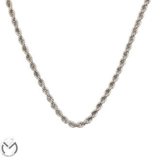 Collana in oro giallo 18 Kt 750 maglia corda -1234/ST-