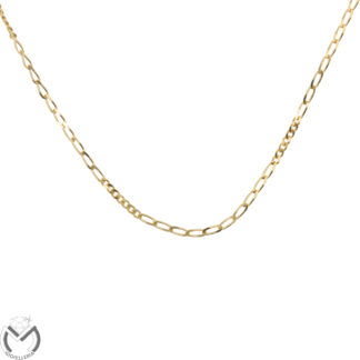 Collana in oro giallo 18 Kt 750 maglia grumetta -1256/ST-
